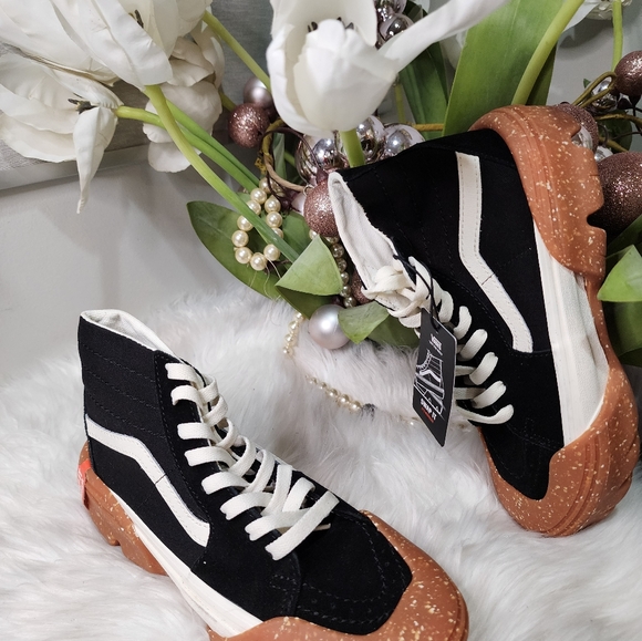 Vans SK8-HI TAPERED MODULAR SPECKLED GUM BLACK SNEAKERSSize6.5 new - Picture 9 of 10